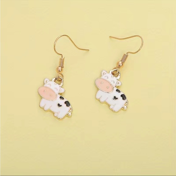 Hand Crafted Jewelry - Cow Earrings